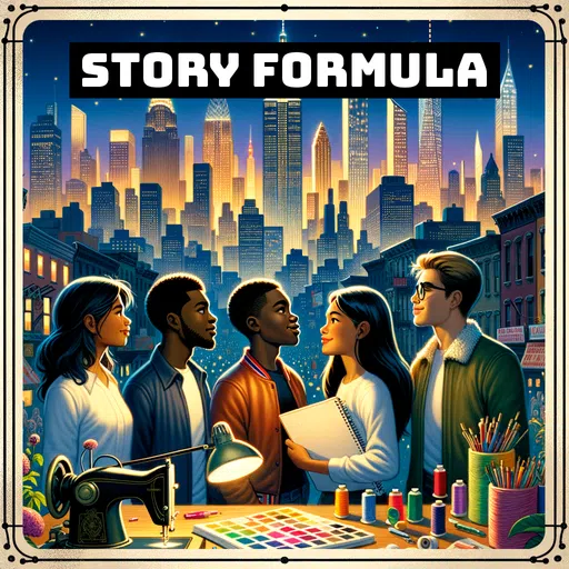 The cover art for the Story Formula episode titled "Threads of New York".